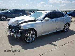 2010 Lexus IS 250 with VIN JTHBF5C25A5107596, listed as a Copart auction lot 61871665 with 191,856 mi miles and Salvage title. Bid and sale history available at DreamBid. Image 1.