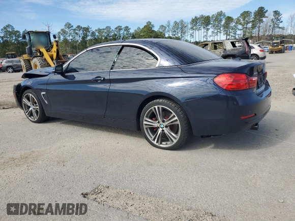 2015 BMW 4 Series 435i xDrive with VIN WBA3T7C5XFPW79549, listed as a Copart auction lot 47806745 with 113,428 mi miles and Salvage title. Bid and sale history available at DreamBid. Image 2.
