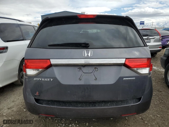 2016 Honda Odyssey SE with VIN 5FNRL5H32GB122591, listed as a Copart auction lot 49911955 with 95,619 mi miles and Salvage Title. Bid and sale history available at carsss.com. Image 6.