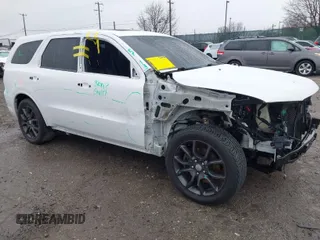 2016 Dodge Durango R/T with VIN 1C4SDJCT6GC385548, listed as a IAAI auction lot 40929345 with 139,826 mi miles and . Bid and sale history available at DreamBid. Image 1.