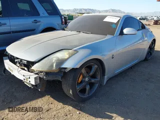 2006 Nissan 350Z with VIN JN1AZ34D56M306544, listed as a IAAI auction lot 42000765 with 150,126 mi miles. Bid and sale history available at carsss.com. Image 2.