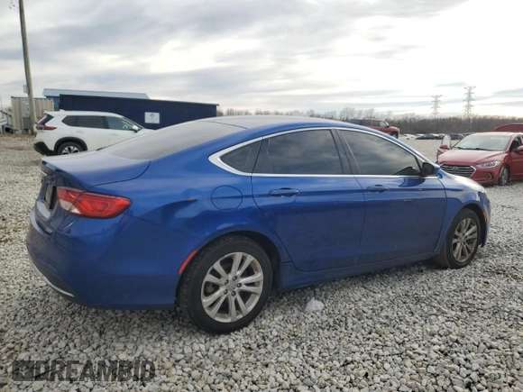 2016 Chrysler 200 Limited with VIN 1C3CCCAB3GN140986, listed as a Copart auction lot 46787595 with 183,987 mi miles and Salvage Title. Bid and sale history available at carsss.com. Image 3.