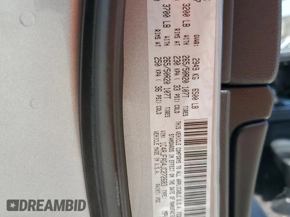 2018 Jeep Grand Cherokee Laredo with VIN 1C4RJFAG4JC272683, listed as a Copart auction lot 56823455 with 122,778 mi miles and Salvage title. Bid and sale history available at DreamBid. Image 14.