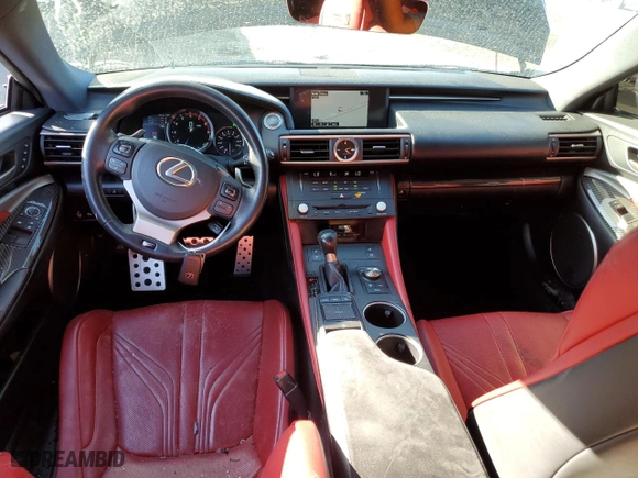 2015 Lexus RC F with VIN JTHHP5BC7F5002700, listed as a Copart auction lot 82954913 with NaN miles. Bid and sale history available at carsss.com. Image 8.