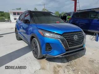 2021 Nissan Kicks SR with VIN 3N1CP5DV2ML498807, listed as a IAAI auction lot 41880588 with 92,794 mi miles and . Bid and sale history available at DreamBid. Image 1.