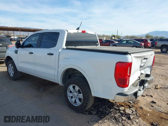 2021 Ford Ranger XL with VIN 1FTER4EH4MLE05025, listed as a IAAI auction lot 41586138 with 57,017 mi miles. Bid and sale history available at carsss.com. Image 3.
