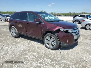 2011 Ford Edge Limited with VIN 2FMDK3KC3BBA70352, listed as a Copart auction lot 53895305 with 173,868 mi miles and Salvage title. Bid and sale history available at DreamBid. Image 4.