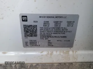 2024 GMC Acadia AWD AT4 z VIN 1GKENPKS7RJ174495, wystawiony jako Copart lot #82187344 z przebiegiem Nie podano mil oraz Szkoda całkowita • Salvage title. Historia ofert i sprzedaży dostępna na DreamBid. Obrazek 15.