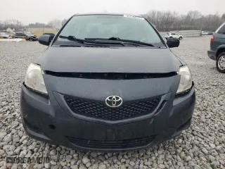 2012 Toyota Yaris with VIN JTDBT4K32CL035043, listed as a Copart auction lot 45649465 with 161,440 mi miles and Salvage Title. Bid and sale history available at carsss.com. Image 5.