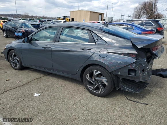 2024 Hyundai Elantra Limited with VIN KMHLP4DG5RU698372, listed as a Copart auction lot 50301235 with 13,079 mi miles and Salvage Title. Bid and sale history available at carsss.com. Image 2.