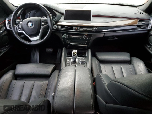 2017 BMW X6 sDrive35i with VIN 5UXKU0C33H0G69427, listed as a Copart auction lot 74011314 with 0 mi miles and Salvage Title. Bid and sale history available at carsss.com. Image 8.