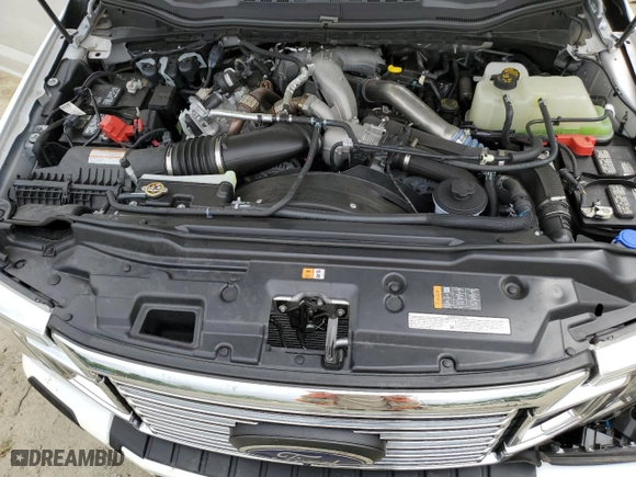 2022 Ford Super Duty F-450 DRW XL with VIN 1FT8W4DT9NED86425, listed as a Copart auction lot 54955994 with 19,767 mi miles and Salvage Title. Bid and sale history available at carsss.com. Image 12.