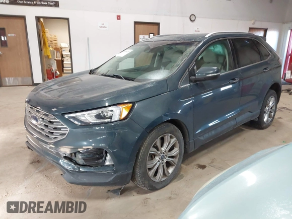 2019 Ford Edge Titanium with VIN 2FMPK4K93KBB01364, listed as a IAAI auction lot 41286263 with 134,588 mi miles. Bid and sale history available at carsss.com. Image 17.
