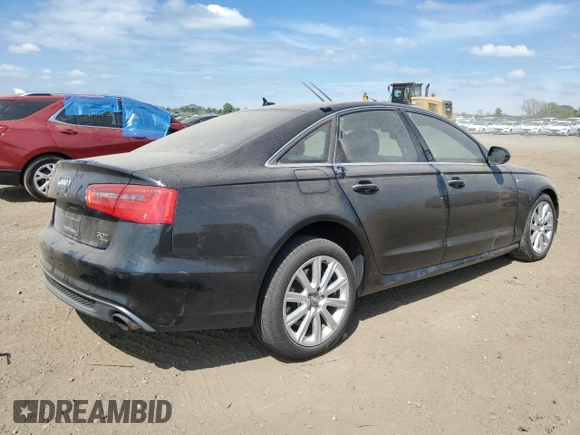 2015 Audi A6 Prestige with VIN WAUHGAFC8FN024576, listed as a Copart auction lot 56542995 with 92,279 mi miles and Salvage title. Bid and sale history available at DreamBid. Image 3.