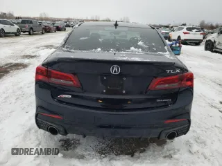 2018 Acura TLX w/A-SPEC Pkg with VIN 19UUB3F60JA801467, listed as a Copart auction lot 89246245 with 0 mi miles and Salvage Title. Bid and sale history available at carsss.com. Image 6.