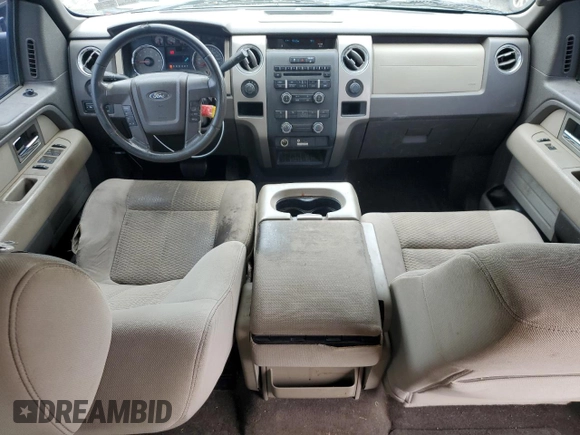 2010 Ford F-150 XL with VIN 1FTFW1EV1AFD48049, listed as a Copart auction lot 58571135 with 189,439 mi miles and Salvage title. Bid and sale history available at DreamBid. Image 8.
