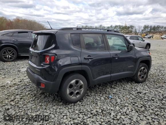 2017 Jeep Renegade Sport with VIN ZACCJBAB6HPF27164, listed as a Copart auction lot 53180005 with 70,086 mi miles and Salvage Title. Bid and sale history available at carsss.com. Image 3.