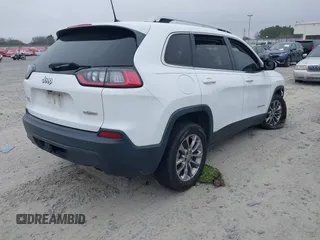 2019 Jeep Cherokee Latitude Plus with VIN 1C4PJLLN5KD171875, listed as a IAAI auction lot 41522475 with 82,161 mi miles. Bid and sale history available at carsss.com. Image 4.