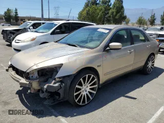2005 Honda Accord LX with VIN 3HGCM56435G702813, listed as a Copart auction lot 63872295 with 228,300 mi miles and Salvage title. Bid and sale history available at DreamBid. Image 1.