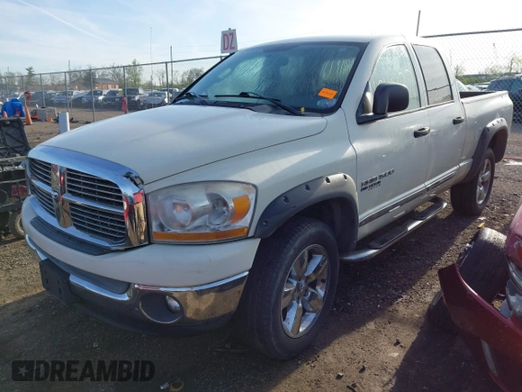 2006 Dodge 1500 ST with VIN 1D7HU18N66J192871, listed as a IAAI auction lot 42100122 with 153,801 mi miles. Bid and sale history available at carsss.com. Image 2.