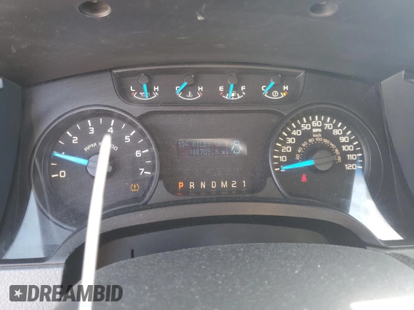 2014 Ford F-150 XL with VIN 1FTMF1CM4EKD33317, listed as a Copart auction lot 50059765 with 188,709 mi miles and Salvage title. Bid and sale history available at DreamBid. Image 9.