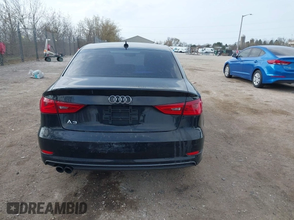 2016 Audi A3 1.8T Premium with VIN WAUA7GFF9G1069677, listed as a IAAI auction lot 42130460 with 148,154 mi miles. Bid and sale history available at carsss.com. Image 16.