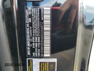 2021 Mercedes-Benz C 300 with VIN W1KWK8DB4MG054872, listed as a Copart auction lot 68717524 with Not Provided miles and Salvage Title. Bid and sale history available at DreamBid. Image 13.