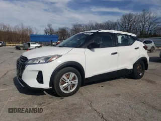 2021 Nissan Kicks S z VIN 3N1CP5BV7ML544957, wystawiony jako Copart lot #49315645 z przebiegiem 27 918 mil mil oraz Szkoda całkowita • Salvage title. Historia ofert i sprzedaży dostępna na DreamBid. Obrazek 1.
