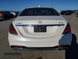 2018 Mercedes-Benz S 560 with VIN WDDUG8DB0JA380210, listed as a Copart auction lot 42858285 with 111,984 mi miles and Salvage Title. Bid and sale history available at carsss.com. Image 6.
