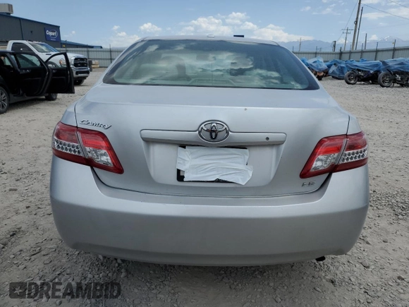 2011 Toyota Camry LE with VIN 4T1BF3EK7BU646498, listed as a Copart auction lot 60357165 with 134,611 mi miles and Salvage title. Bid and sale history available at DreamBid. Image 6.