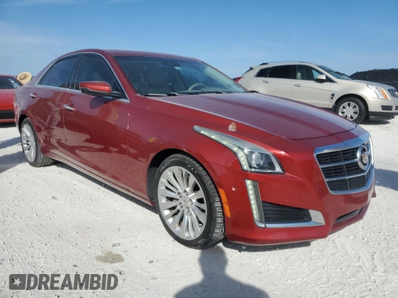 2014 Cadillac CTS Performance RWD with VIN 1G6AS5SX0E0132207, listed as a Copart auction lot 76741764 with 123,326 mi miles and Salvage title. Bid and sale history available at DreamBid. Image 4.