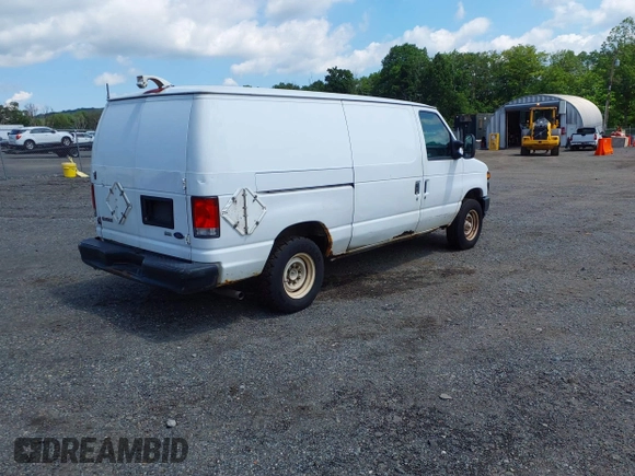 2010 Ford Econoline Cargo Commercial with VIN 1FTNE1EW8ADA91751, listed as a IAAI auction lot 42490967 with 208,704 mi miles and . Bid and sale history available at DreamBid. Image 4.