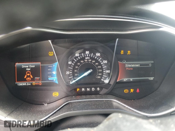 2018 Ford Fusion Titanium with VIN 3FA6P0D97JR219690, listed as a Copart auction lot 63773595 with 138,066 mi miles and Salvage title. Bid and sale history available at DreamBid. Image 9.