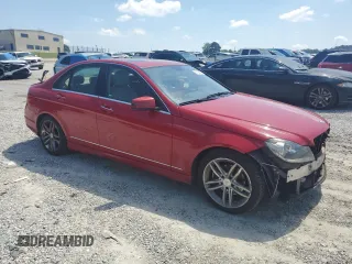 2014 Mercedes-Benz C 250 Sport with VIN WDDGF4HB6ER309832, listed as a Copart auction lot 61725615 with 123,341 mi miles and Salvage title. Bid and sale history available at DreamBid. Image 4.