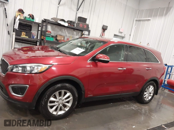 2016 Kia Sorento LX with VIN 5XYPGDA39GG162823, listed as a IAAI auction lot 41744061 with 95,195 mi miles. Bid and sale history available at carsss.com. Image 14.