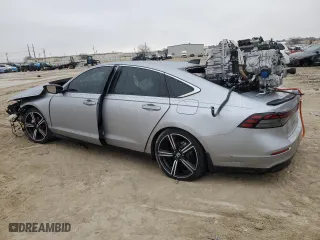 2023 Honda Accord Hybrid Sport with VIN 1HGCY2F50PA016709, listed as a Copart auction lot 43000045 with 0 mi miles and Non Repairable. Bid and sale history available at carsss.com. Image 2.
