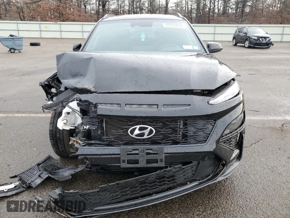 2023 Hyundai Kona N Line with VIN KM8K3CA36PU944250, listed as a Copart auction lot 42755615 with 16,417 mi miles and Salvage Title. Bid and sale history available at carsss.com. Image 5.
