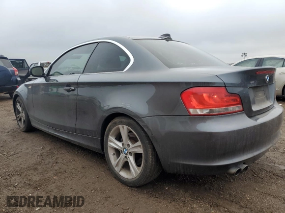 2013 BMW 1 Series 128i with VIN WBAUP7C59DVP24160, listed as a Copart auction lot 84736514 with 91,820 mi miles and Salvage Title. Bid and sale history available at carsss.com. Image 2.