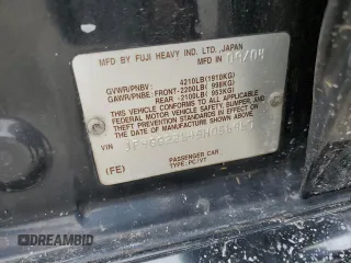 2005 Saab 9-2X Aero z VIN JF4GG22645H056967, wystawiony jako Copart lot #52387323 z przebiegiem Nie podano mil oraz Szkody całkowita. Historia ofert i sprzedaży dostępna na DreamBid. Obrazek 12.