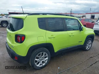 2018 Jeep Renegade Latitude with VIN ZACCJABBXJPJ60183, listed as a IAAI auction lot 41948498 with 72,893 mi miles. Bid and sale history available at carsss.com. Image 4.