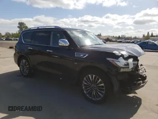 2019 Infiniti QX80 Luxe z VIN JN8AZ2NC6K9461215, wystawiony jako Copart lot #53971835 z przebiegiem 78 905 mil mil oraz Szkoda całkowita • Salvage title. Historia ofert i sprzedaży dostępna na DreamBid. Obrazek 4.