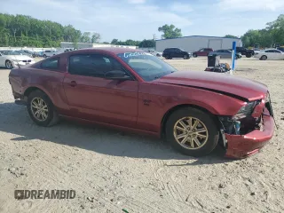 2014 Ford Mustang V6 with VIN 1ZVBP8AM9E5330246, listed as a Copart auction lot 53887865 with 118,583 mi miles and Salvage Title. Bid and sale history available at carsss.com. Image 4.
