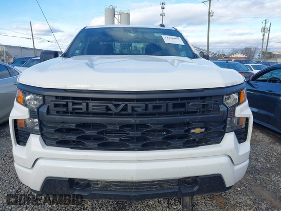 2022 Chevrolet Silverado 1500 Custom with VIN 1GCPDBEKXNZ599159, listed as a IAAI auction lot 41136493 with 23,412 mi miles. Bid and sale history available at carsss.com. Image 12.