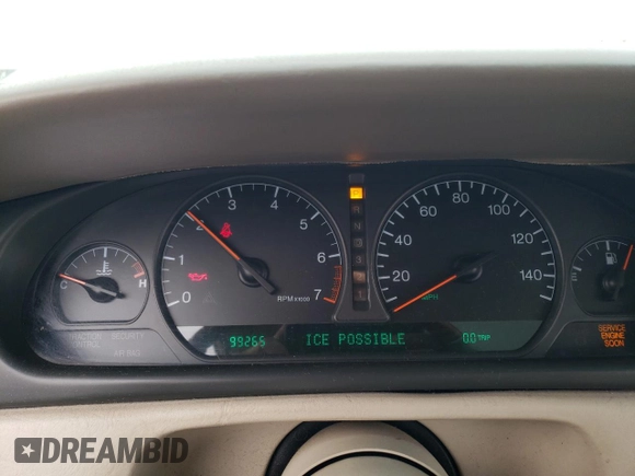 2001 Cadillac Eldorado Touring ETC z VIN 1G6ET12921B103685, wystawiony jako Copart lot #84565144 z przebiegiem 99 265 mil mil oraz Szkoda całkowita • Salvage title. Historia ofert i sprzedaży dostępna na DreamBid. Obrazek 9.
