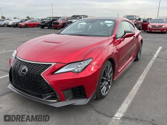 2020 Lexus RC F with VIN JTHJP5BC0L5007766, listed as a Copart auction lot 86857424 with 1,971 mi miles and Clean Title. Bid and sale history available at carsss.com. Image 2.