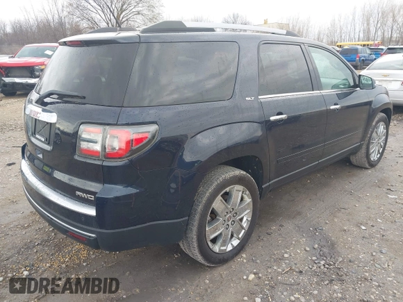 2017 GMC Acadia Limited Limited with VIN 1GKKVSKD7HJ205878, listed as a IAAI auction lot 42080264 with 107,265 mi miles. Bid and sale history available at carsss.com. Image 4.