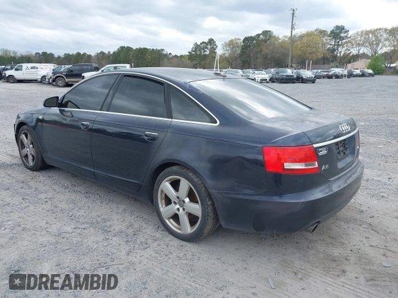 2005 Audi A6 with VIN WAUDG74F35N119978, listed as a IAAI auction lot 41835642 with 205,660 mi miles. Bid and sale history available at carsss.com. Image 3.