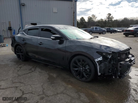 2023 Nissan Maxima SR with VIN 1N4AA6EV8PC503959, listed as a Copart auction lot 45407385 with 48,849 mi miles and Salvage Title. Bid and sale history available at carsss.com. Image 4.