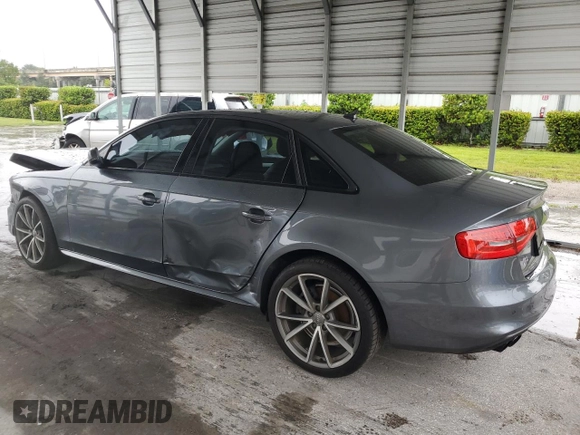 2016 Audi A4 Premium with VIN WAUAFAFLXGN009793, listed as a Copart auction lot 73860514 with 89,480 mi miles and Salvage Title. Bid and sale history available at carsss.com. Image 2.