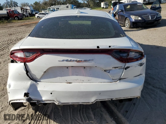 2021 Kia Stinger GT2 with VIN KNAE55LC1M6089121, listed as a Copart auction lot 74823434 with 25,009 mi miles and Salvage Title. Bid and sale history available at carsss.com. Image 6.